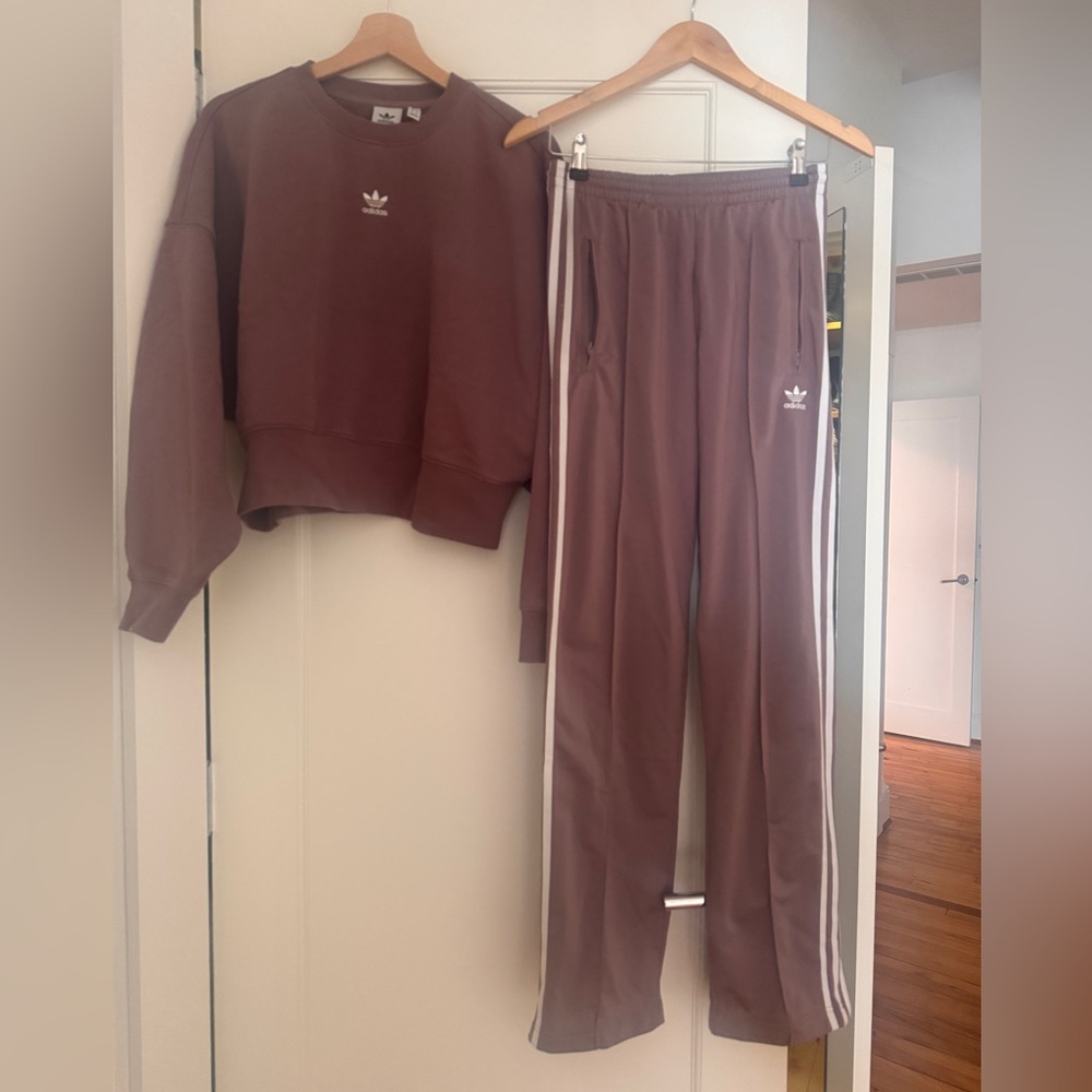 Adidas Dusty Mauve Tracksuit Set